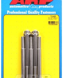"3/8"" 24 x 4.000 12pt 7/16 wrenching ss bolts" (5pcs)