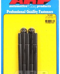 "3/8"" 24 x 4.250 12pt black oxide bolts" (5pcs)