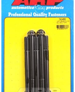 "3/8"" 24 x 4.500 12pt black oxide bolts" (5pcs)