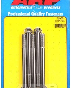 "3/8"" 24 x 4.500 hex ss bolts" (5pcs)