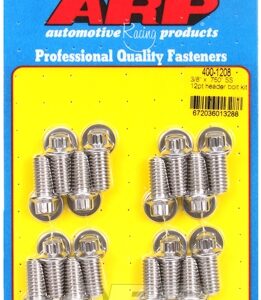 "3/8"" x .750 ss 12pt header bolt kit"