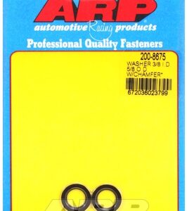 "3/8"id 5/8"od.062"th machined chamfer black washers" (2pcs)
