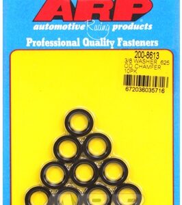 "3/8""id .625""od chamfer black washers"