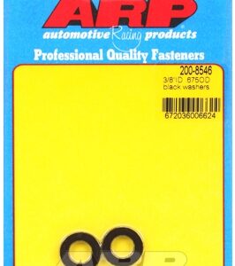 "3/8"id .675"od .120"th black washers" (2pcs)