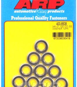 "3/8"id .720"od .120"th ss washers (10pcs)