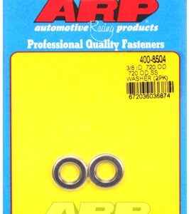 "3/8"id .720"od .120"th ss washers (2pcs)