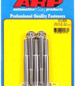 "5/16"" 18 x 3.000 12pt ss bolts" (5pcs)