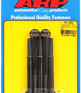 "5/16"" 18 x 3.250 12pt black oxide bolts" (5pcs)