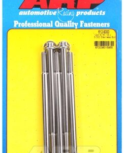 "5/16"" 18 x 5.000 12pt ss bolts" (5pcs)