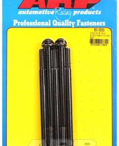"5/16"" 18 x 5.000 hex black oxide bolts" (5pcs)