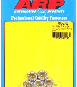 "5/16"" 24 ss fine nyloc hex nut kit " (5pcs)