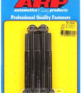 "5/16"" 24 x 3.500 12pt black oxide bolts" (5pcs)