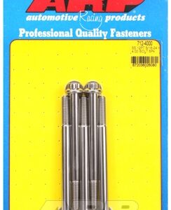 "5/16"" 24 x 4.000 12pt ss bolts" (5pcs)