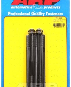 "5/16"" 24 x 4.500 hex black oxide bolts" (5pcs)