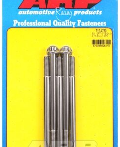 "5/16"" 24 x 4.750 12pt ss bolts" (5pcs)