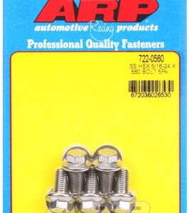 "5/16"" 24 x .560 hex ss bolts" (5pcs)