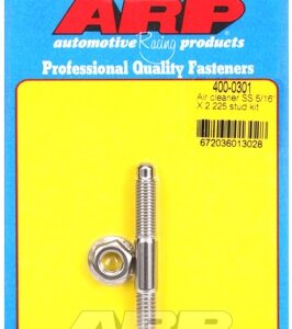 "5/16"" x 2.225 ss air cleaner stud kit"