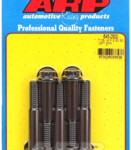 "7/16"" 14 x 2.500 12pt 1/2 wrenching black oxide bolts"5pcs