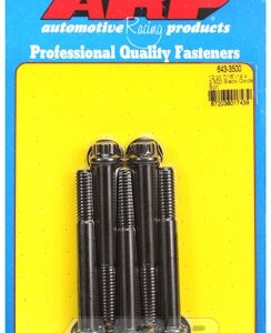 "7/16"" 14 x 3.500 12pt black oxide bolts" (5pcs)