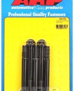 "7/16"" 14 x 3.750 12pt 1/2 wrenching black oxide bolts"5pcs