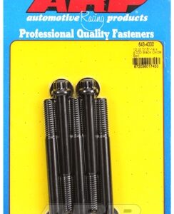 "7/16"" 14 x 4.000 12pt black oxide bolts" (5pcs)