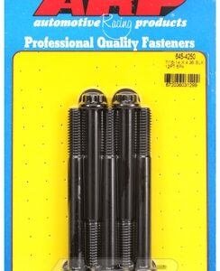 "7/16"" 14 x 4.250 12pt 1/2 wrenching black oxide bolts"5pcs