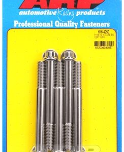 "7/16"" 14 x 4.250 12pt ss bolts" (5pcs)