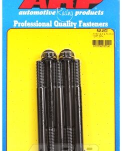 "7/16"" 14 x 4.500 12pt 1/2 wrenching black oxide bolts"5pcs