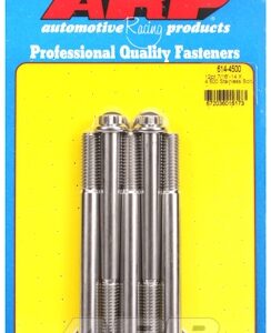 "7/16"" 14 x 4.500 12pt 1/2 wrenching ss bolts" (5pcs)