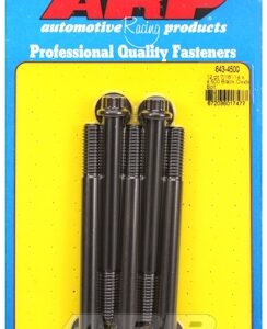 "7/16"" 14 x 4.500 12pt black oxide bolts" (5pcs)