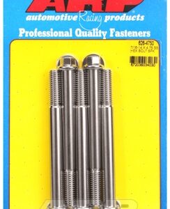 "7/16"" 14 x 4.750 hex ss bolts" (5pcs)