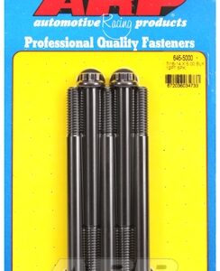 "7/16"" 14 x 5.000 12pt 1/2 wrenching black oxide bolts"5pcs