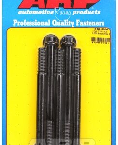 "7/16"" 14 x 5.000 12pt black oxide bolts" (5pcs)