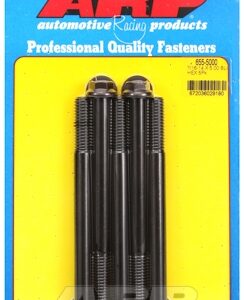 "7/16"" 14 x 5.000 hex 1/2 wrenching black oxide bolts" 5pcs