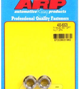 "7/16"" 20 ss 12pt nut kit" (2pcs)