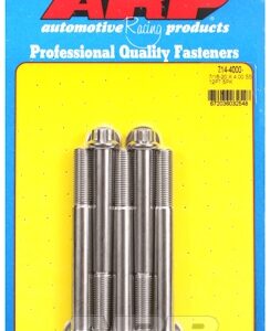 "7/16"" 20 x 4.000 12pt ss bolts" (5pcs)
