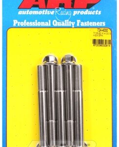"7/16"" 20 x 4.000 hex ss bolts" (5pcs)