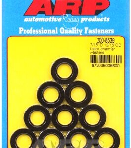 "7/16"id 13/16"od .120"th black chamfer washers" (10pcs)
