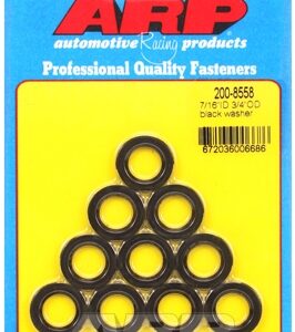 "7/16"id 3/4"od .120"th black washers" (10pcs)