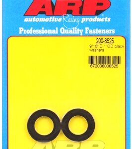 "9/16"id 1"od .120"th black washers" (2pcs)