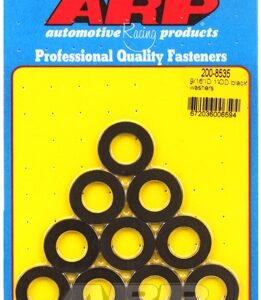 "9/16""id 1""od black washers"(10x)