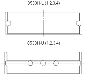 acl main bearing shell toy g16e gts yaris gr std.