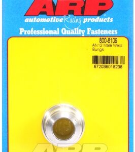 an12 male aluminum weld bung