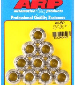 arp 1/2 13 ss 12pt nut kit