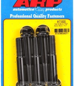 arp 1/2 13 x 3.000 hex black oxide bolts (5pcs)