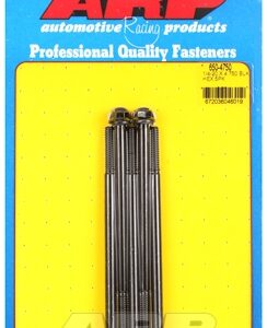 arp 1/4 20 x 4.750 hex black oxide bolts