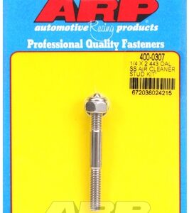 arp "1/4"" x 2.443 ss air cleaner stud kit"