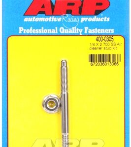 arp "1/4"" x 2.700 ss air cleaner stud kit"