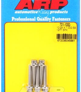arp 10 24 x 1.000 12pt ss bolts