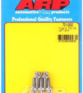 arp 10 24 x .500 12pt ss bolts